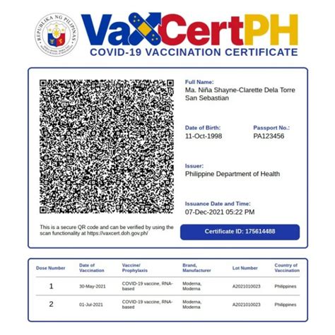 vaxcertph verifier|VaxCertPH is the official digital vaccination certificate for Filipinos .